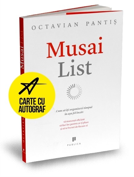 Musai List — carte cu autograf — cantitate limitată
