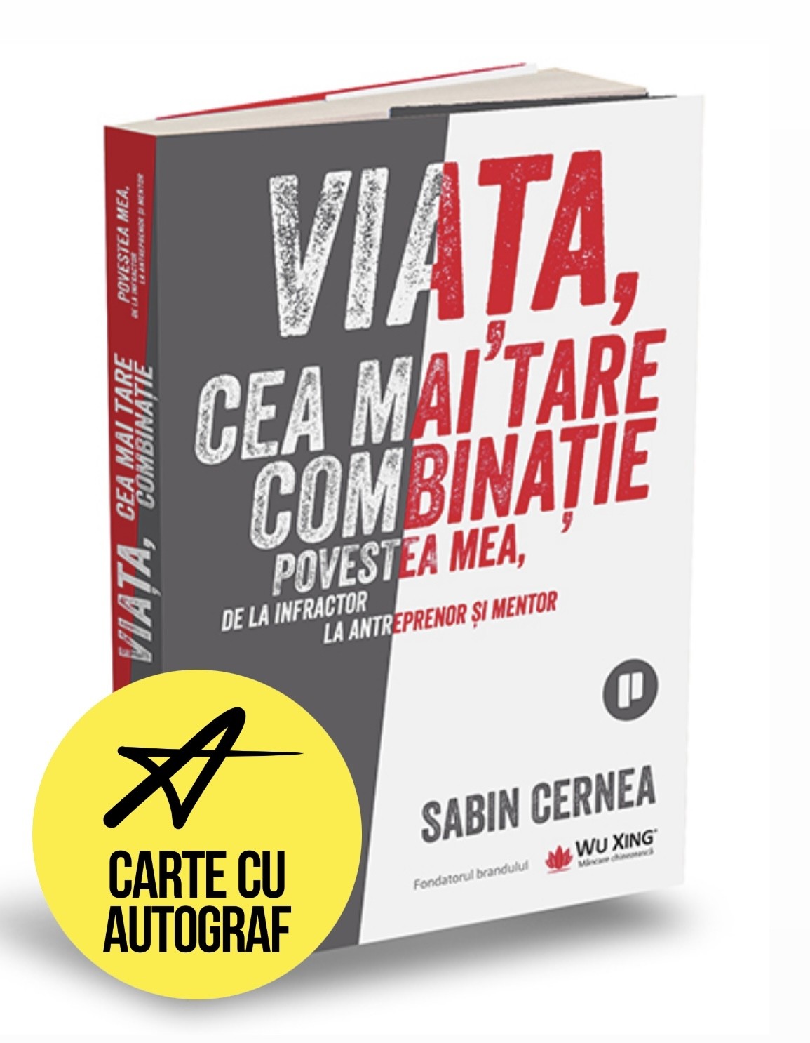 Viața, cea mai tare combinație — carte cu autograf — cantitate limitată