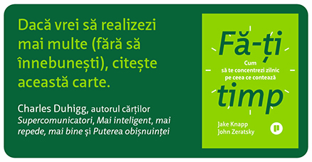 Fă-ți timp Jake Knapp Zohn Zeratsky